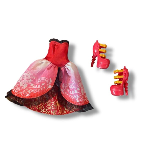 Ever After High Apple White First Chapter Dress & Shoes Replacements Fairytales - Picture 1 of 4